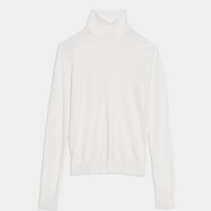 Theory Ivory Turtleneck Sweater Size L